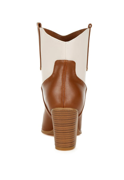 Gallops Two Tone Cowboy Boots